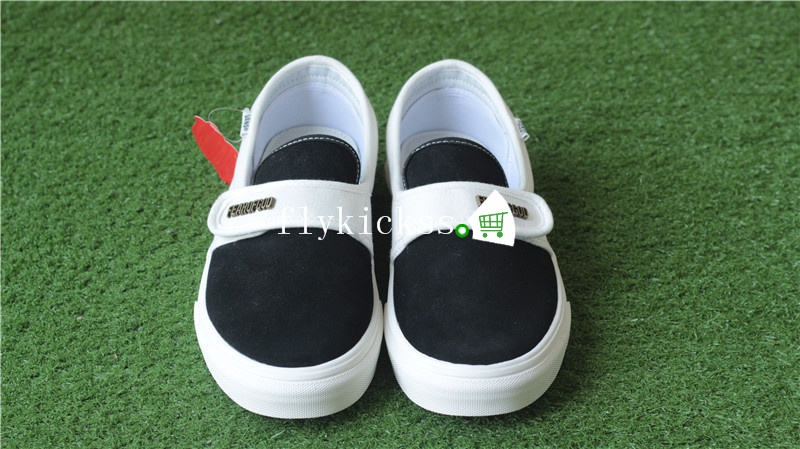 Fear of God x Vans Slip On 47 DX Black And White